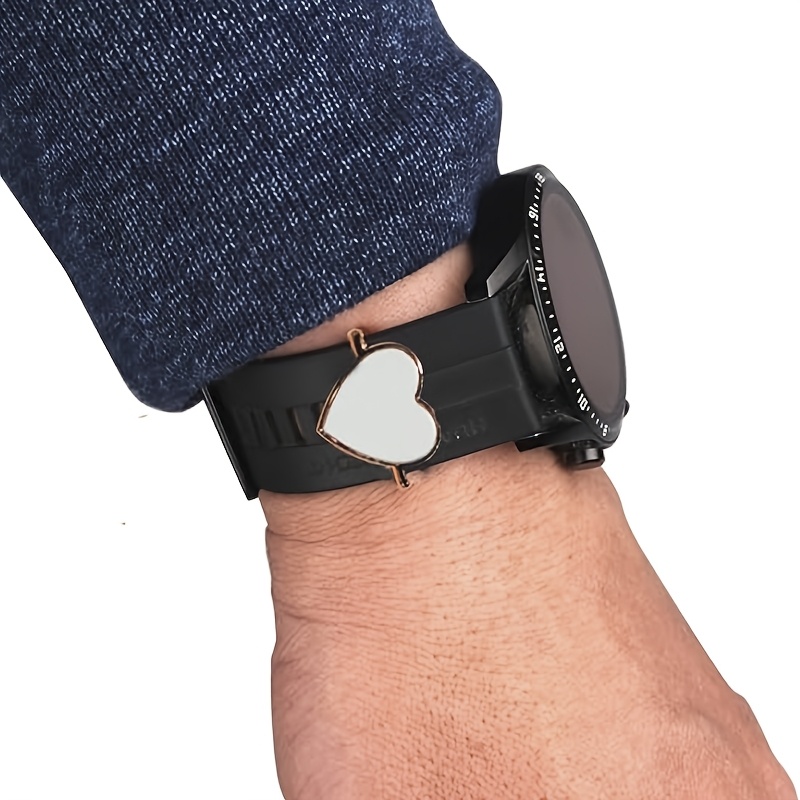 Personalized Heart-Shaped Photo Watch Pendant